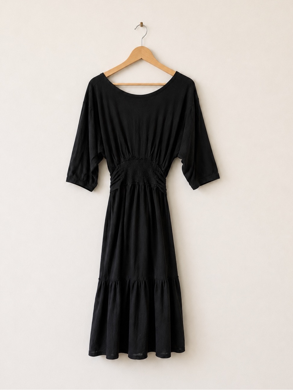 Free People Beach Garcia Midi Dress Black XS